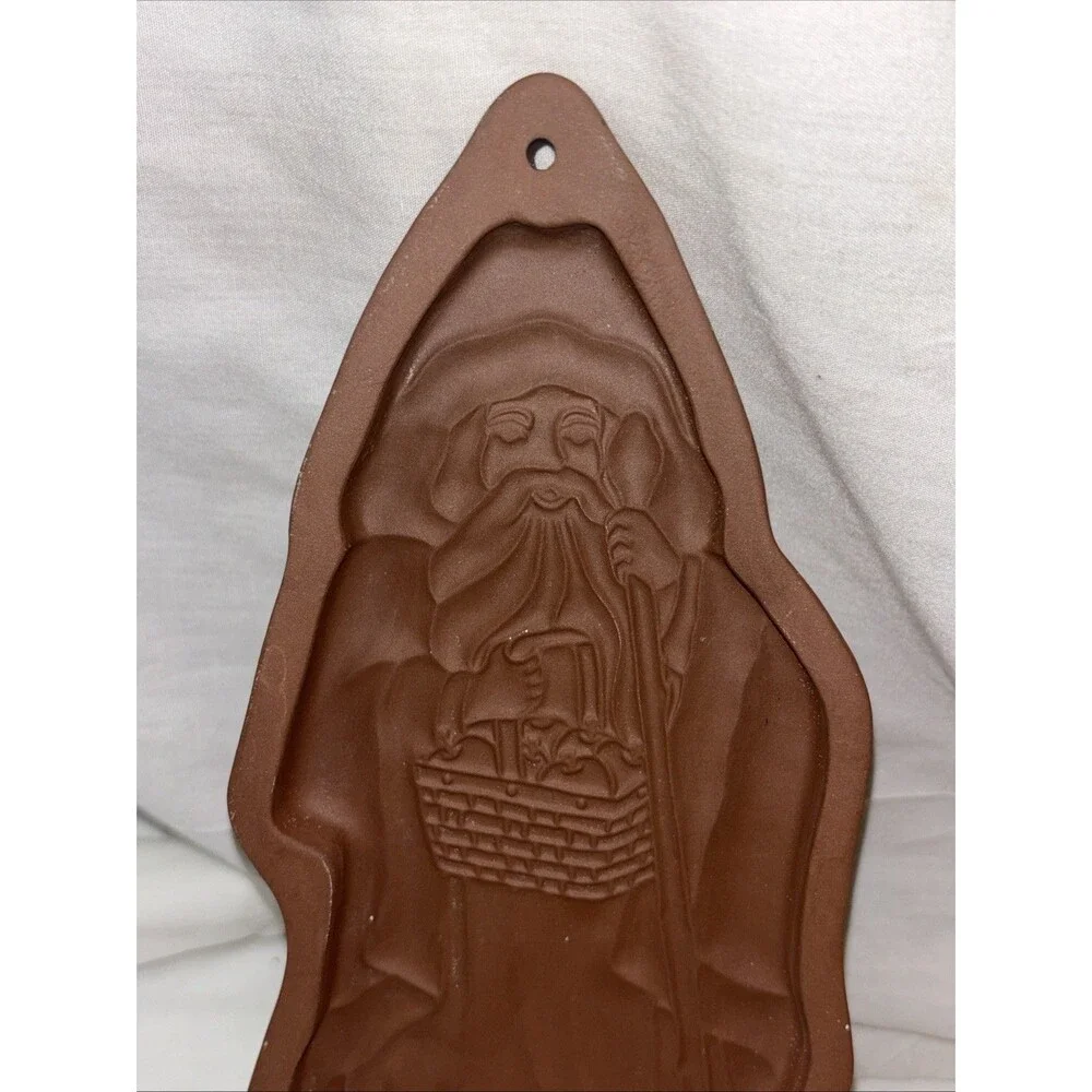 Vintage Longaberger Cookie Design Mold St.Nick ML16B 1993